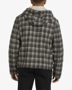 RVCA CALI PLAID JACKET -Rvca uvyjk00109 rvcaw blk bck3