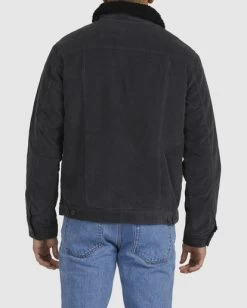 RVCA EASY TRUCKER SHERPA JACKET -Rvca uvyjk00121 rvcaw smk bck3