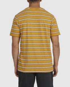 RVCA RESEVOIR STRIPE T-SHIRT -Rvca uvykt00195 rvcaw snw bck3