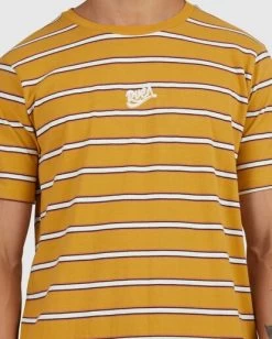 RVCA RESEVOIR STRIPE T-SHIRT -Rvca uvykt00195 rvcaw snw dtl1