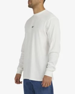 RVCA MUJI WAFFLE LONG SLEEVE T-SHIRT -Rvca uvykt00197 rvcaw anw sd3