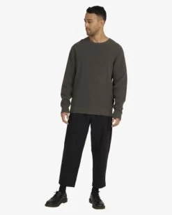 RVCA DUKE CREW KNIT -Rvca uvysw00102 rvcaw msh frt9