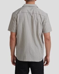 RVCA BEAT CHECK SHORT SLEEVE SHIRT -Rvca uvywt00100 rvcaw alo bck3