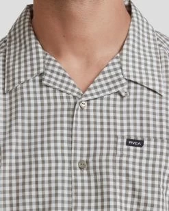 RVCA BEAT CHECK SHORT SLEEVE SHIRT -Rvca uvywt00100 rvcaw alo dtl1