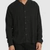 RVCA BEAT LONG SLEEVE BUTTON-DOWN SHIRT