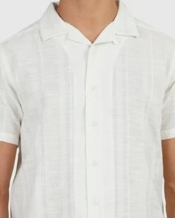 RVCA MANCHESTER SHORT SLEEVE SHIRT -Rvca uvywt00119 rvcaw nat dtl1