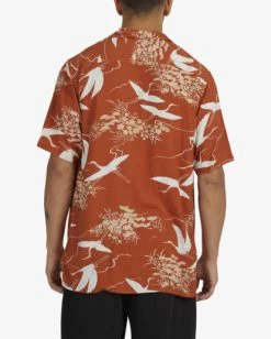 RVCA CRANES SS SHIRT -Rvca uvywt00125 rvcaw cns0 bck3