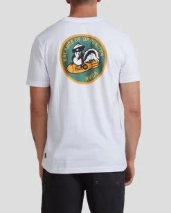 RVCA SKUNK WEAPON T-SHIRT -Rvca uvyzt00169 rvcaw wht bck3