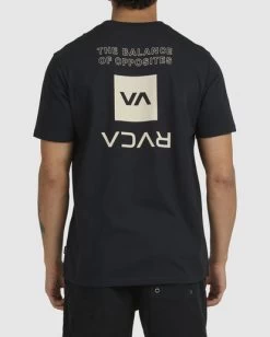 RVCA UPSTATE SHORT ORGANIC T-SHIRT -Rvca uvyzt00176 rvcaw blk bck3