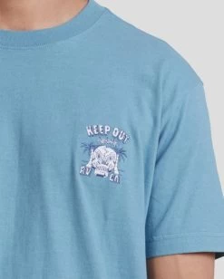 RVCA KEEP OUT T-SHIRT -Rvca uvyzt00177 rvcaw agi dtl1