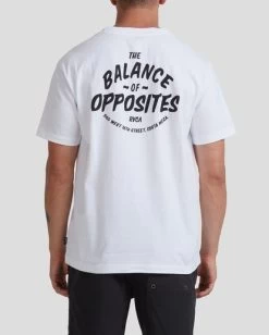 RVCA POSTAL ORGANIC T-SHIRT -Rvca uvyzt00178 rvcaw wht bck3