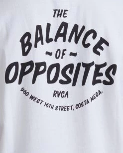 RVCA POSTAL ORGANIC T-SHIRT -Rvca uvyzt00178 rvcaw wht dtl1