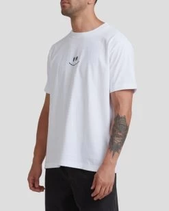 RVCA POSTAL ORGANIC T-SHIRT -Rvca uvyzt00178 rvcaw wht sd3
