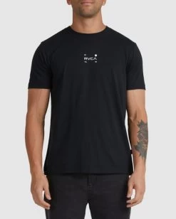 RVCA UPSTANDING T-SHIRT -Rvca uvyzt00320 rvcaw blk frt4