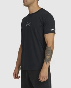 RVCA UPSTANDING T-SHIRT -Rvca uvyzt00320 rvcaw blk sd3