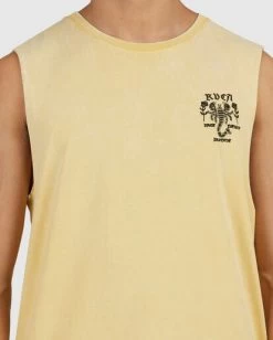 RVCA SCORPION LOVE MUSCLE -Rvca uvyzt00373 rvcaw yfh0 dtl1