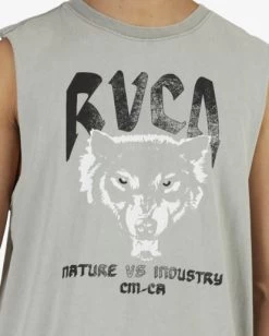 RVCA WOLFIE MUSCLE -Rvca uvyzt00406 rvcaw kpc0 dtl1