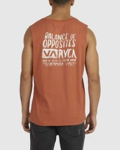 RVCA BAYSIDE MUSCLE -Rvca uvyzt00414 rvcaw cns0 bck3