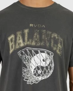 RVCA HOOPS T-SHIRT 10 RVCA HOOPS T-SHIRT -Rvca uvyzt00417 rvcaw waa dtl1