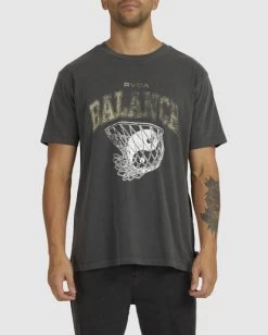 RVCA HOOPS T-SHIRT 7 RVCA HOOPS T-SHIRT -Rvca uvyzt00417 rvcaw waa frt3