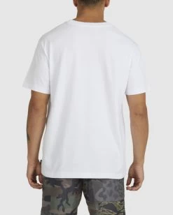 RVCA LOST PARADISE T-SHIRT -Rvca uvyzt00418 rvcaw wht bck3