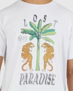 RVCA LOST PARADISE T-SHIRT -Rvca uvyzt00418 rvcaw wht dtl1
