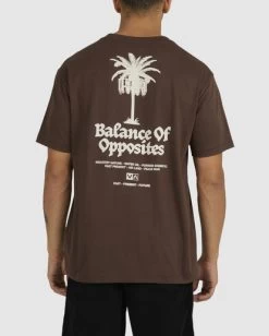 RVCA RADIO PALMS T-SHIRT -Rvca uvyzt00420 rvcaw cqv0 bck3