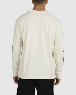 RVCA STREETS LONG SLEEVE T-SHIRT -Rvca uvyzt00421 rvcaw wbs0 bck3