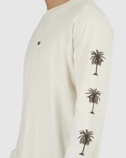 RVCA STREETS LONG SLEEVE T-SHIRT -Rvca uvyzt00421 rvcaw wbs0 dtl1