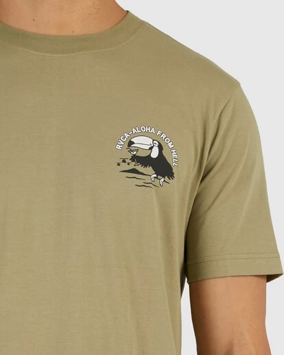 RVCA TIPSY TOUCAN T-SHIRT 4 RVCA TIPSY TOUCAN T-SHIRT - Image 4
