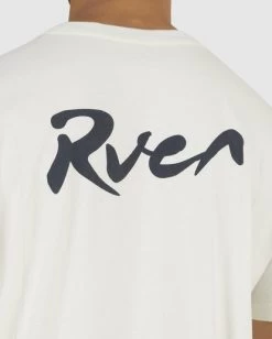 RVCA MUJI T-SHIRT -Rvca uvyzt00426 rvcaw anw dtl1