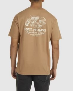 RVCA HEALING T-SHIRT -Rvca uvyzt00431 rvcaw clq0 bck3
