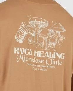 RVCA HEALING T-SHIRT -Rvca uvyzt00431 rvcaw clq0 dtl1