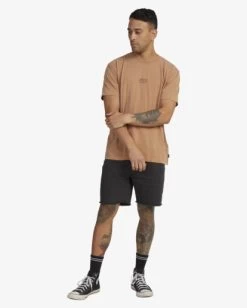 RVCA CROP CIRCLES SHORT SLEEVE T-SHIRT -Rvca uvyzt00630 rvcaw cpe0 frt9