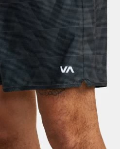 RVCA YOGGER IV ELASTIC SHORTS 17" -Rvca v2091ygr rvcaw kte8 dtl1