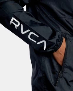 RVCA HEXSTOP IV JACKET -Rvca v701trhp rvcaw blk dtl3